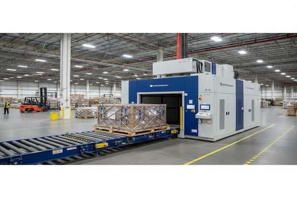 TSA-certified air cargo pallet X-ray screening system