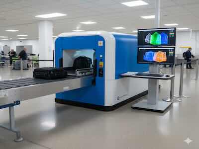 Checkpoint baggage X-ray screening equipment