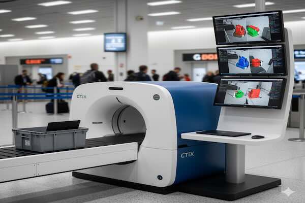 CT checkpoint scanner system